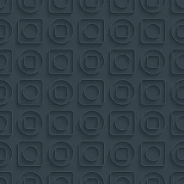 Circless and squares seamless pattern. イラスト素材