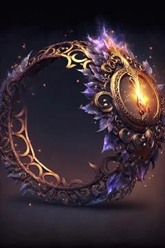 Circlet of blasting Stock Illustration