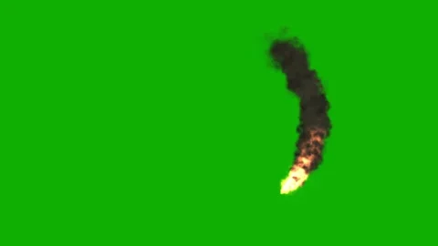 Circling fire stream green screen motion... | Stock Video | Pond5