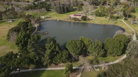 Circling the lake counter clockwise 01 Stock Footage 233129632