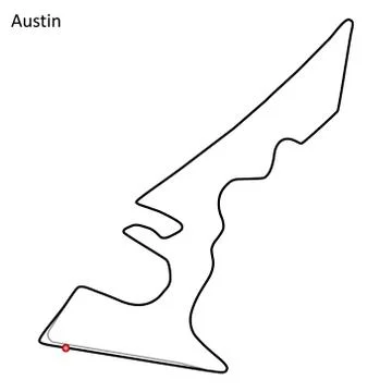 Circuit of the Americas Stock Illustration