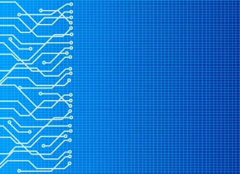 Circuit and grid background technology, abstract technology concept backgroun Stock Illustration