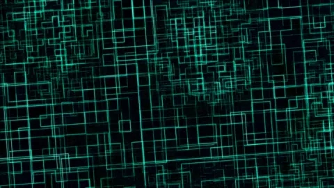 Circuit animation background on a computer system Stock Footage 296263304