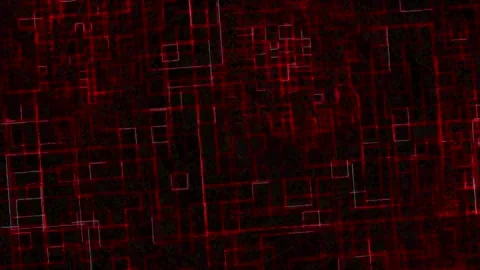 Circuit animation background on a computer system Stock Footage 296488217