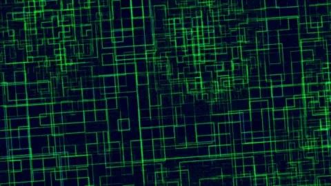 Circuit animation background on a computer system. Stock Footage 296516374