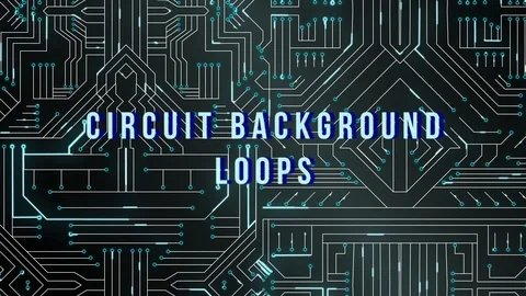 Circuit Background Loops Stock After Effects
