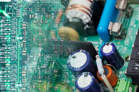 Circuit background Foto stock