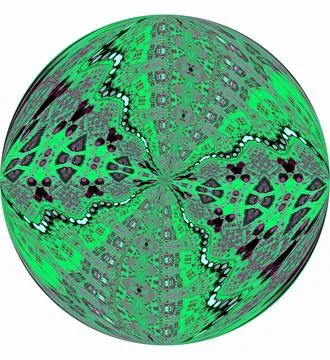 Circuit ball pattern Stock Illustration
