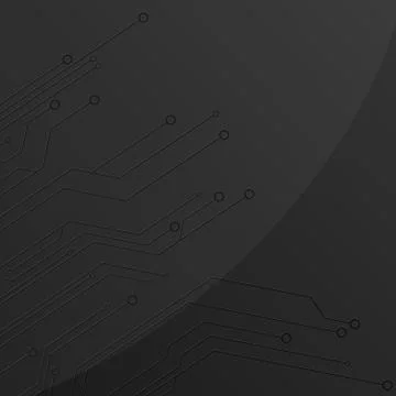Circuit. Black abstract background of digital technology. New technologies .. Stock Illustration