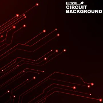 Circuit. Black abstract background of digital technology. New technologies .. 库存插图