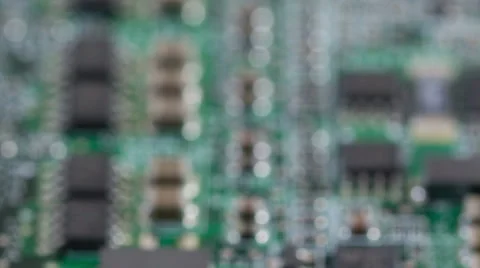Circuit board 5 ed Stock Footage 48050593