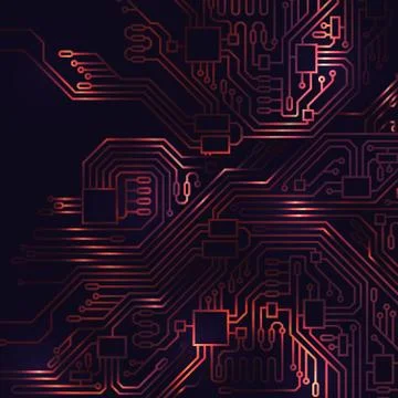 Circuit board abstract background 스톡 일러스트
