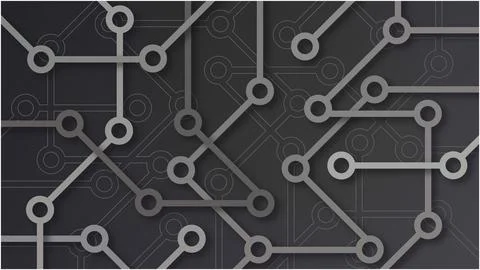 Circuit board. Abstract technology background. Motherboard vector illustrat.. Ilustración de archivo