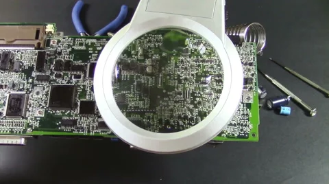 Circuit board analysis Stock-Footage 52679746
