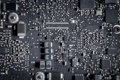 Circuit board and electronic computer hardware, Repair of electronic contro.. Stock Photos