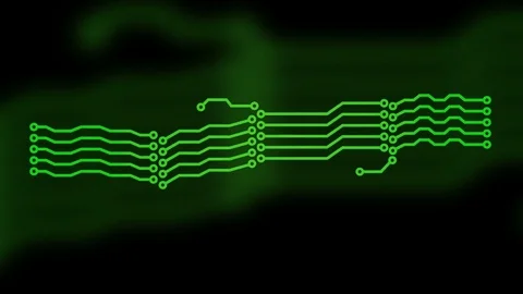 Circuit Board Animation Stock Footage 79675976