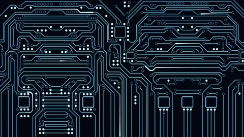 Circuit Board Background 4K 스톡 동영상 111720730
