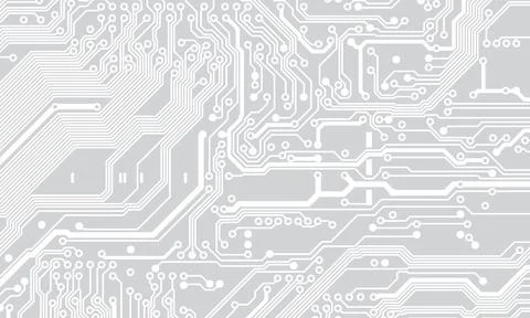 Circuit board background. Concept design, analog circuit. Electronic technology Stock Illustration