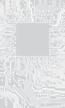 Circuit board background. Concept design, light background, technology. space Ilustración de archivo