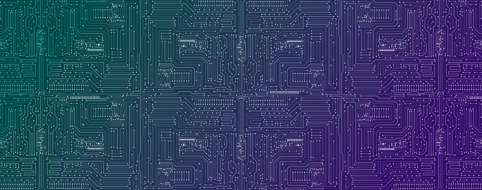 A Circuit Board Background Featuring High-Tech Circuitry and Computer Techn.. Stock Illustration