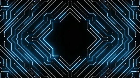 Circuit board background Stock Footage 143642519