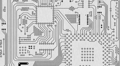 Circuit board background Stock Illustration
