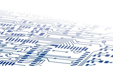 Circuit board background Illustration