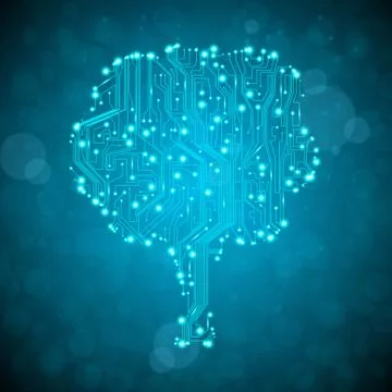 Circuit board background Stock Illustration