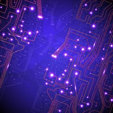 Circuit board background Stock Illustration