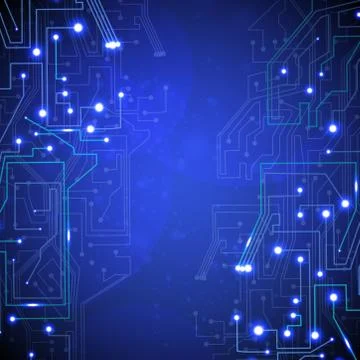 Circuit board background Illustrazione stock