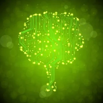 Circuit board background Stock-Illustration