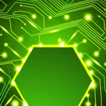Circuit board background Stock Illustration