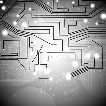 Circuit board background Stock Illustration