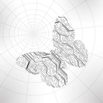 Circuit board background Stock Illustration