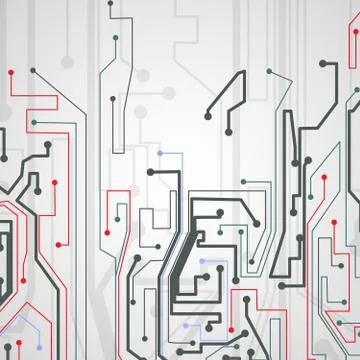 Circuit board background Illustrazione stock