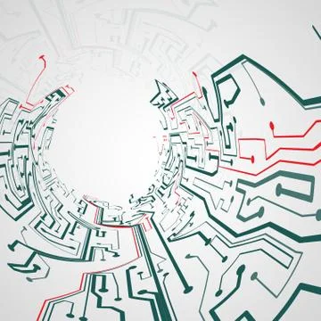 Circuit board background Stock Illustration