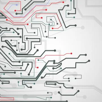 Circuit board background. Stock Illustration