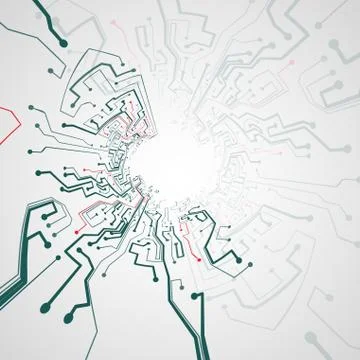 Circuit board background Stock Illustration