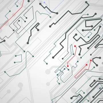 Circuit board background Stock Illustration