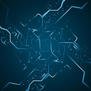 Circuit board background Stock Illustration