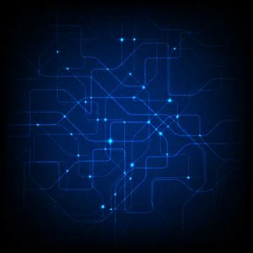 Circuit board background Stock Illustration