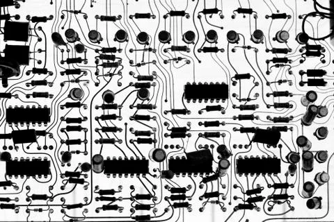 Circuit board background Stock Photos