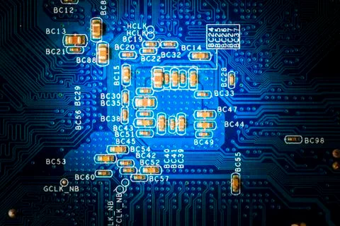 Circuit board background Stock Photos