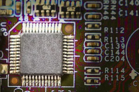 Circuit board background Stock Photos