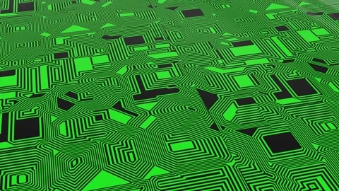 Circuit Board Background. Printed Circuit Board Texture Overlay. 4K Stock Footage 279731316