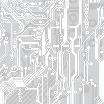 Circuit board background. Technological concept design, light background, space Stock Illustration
