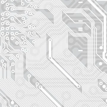 Circuit board background. Technological concept design, light background, analog Stock Illustration