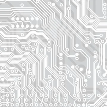Circuit board background. Technological concept design, light background, analog Stock Illustration