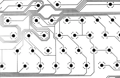 Circuit board background texture Stock Illustration
