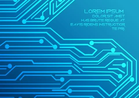 Circuit board background vector Illustrazione stock